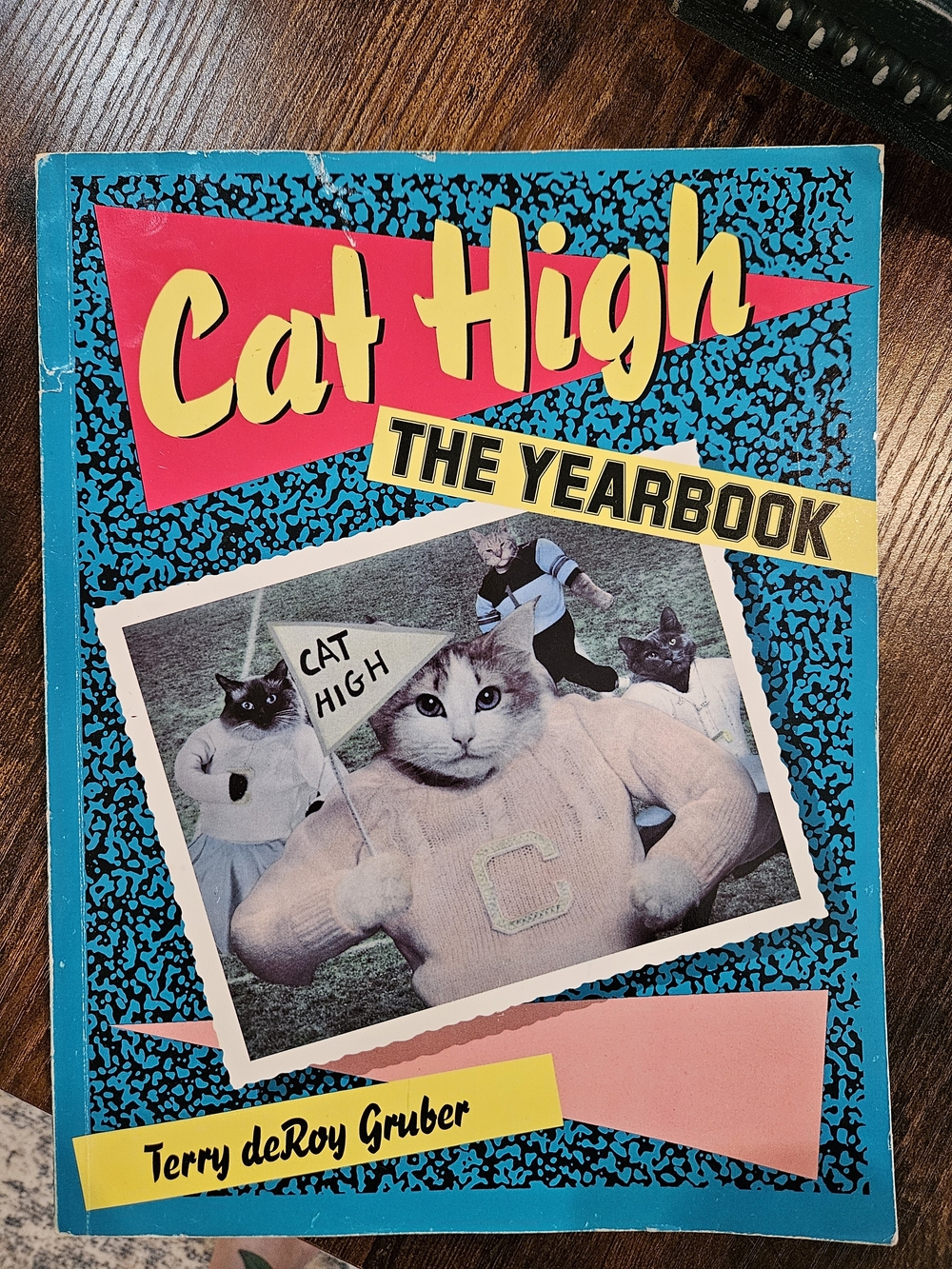 Vintage 1988 Cat High- The Yearbook (Humorous Paperback Coffee Table Book)
